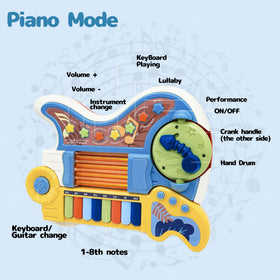 Cozybuy Toddlers Guitar instrument sounds button sparks creative experimentation