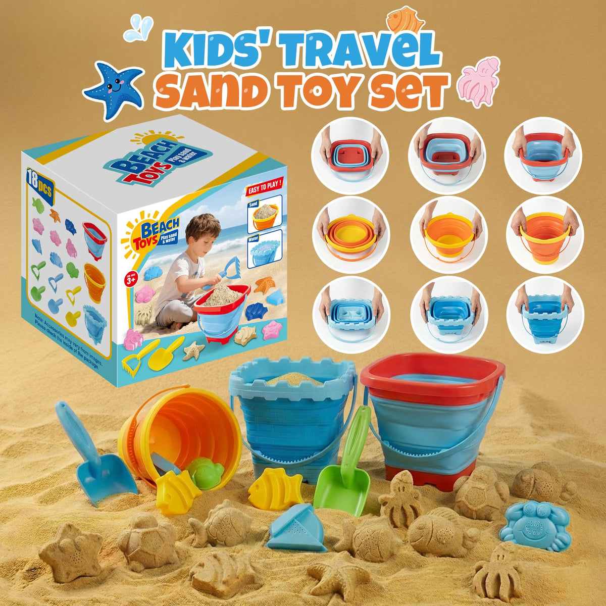 Cozycharm sand molds inspiring colorful creations and imaginative play.