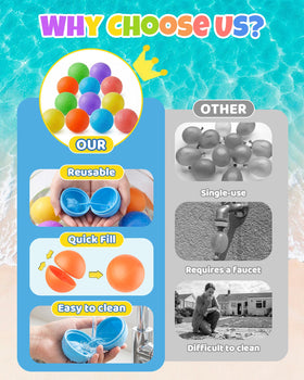 Cozycharm water balloons refill in seconds, quick setup for instant summer fun.