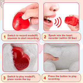 Close-up of CozyWorld bunny hands opening and closing for interactive cuteness.