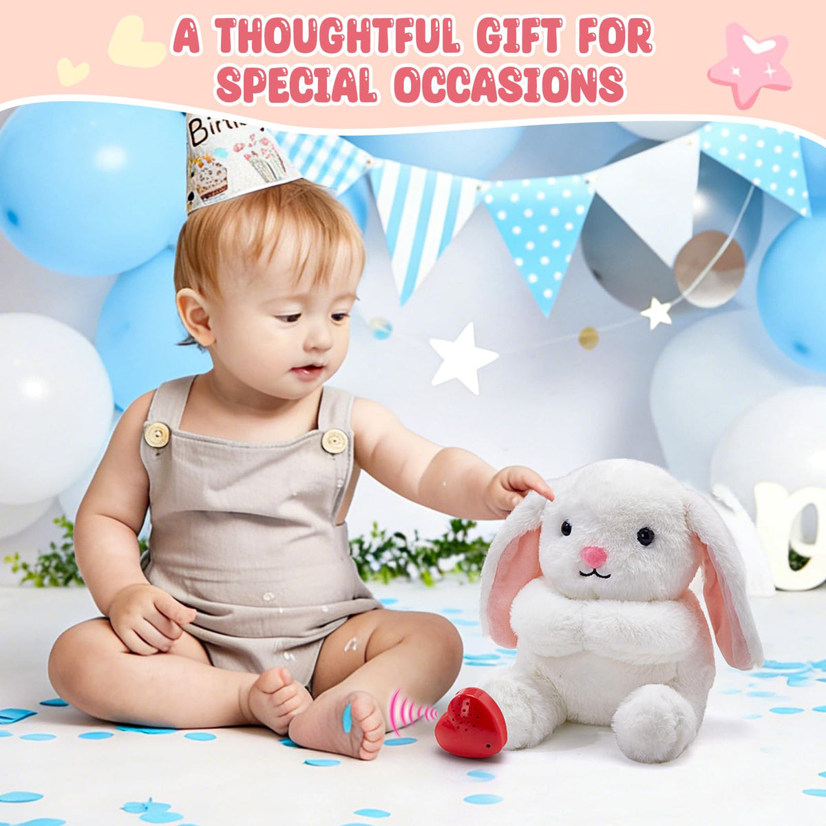 CozyWorld bunny makes a thoughtful Easter, baby shower, or birthday gift.