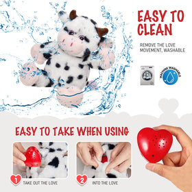 CozyWorld Heartbeat Diary Cow playback feature demonstrated for message replay