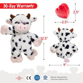 CozyWorld Heartbeat Diary Cow recorder compartment visible for easy setup