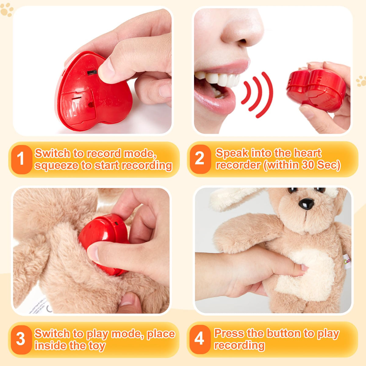 CozyWorld Heartbeat Puppy soft fur detail highlighting premium materials and puppy spots