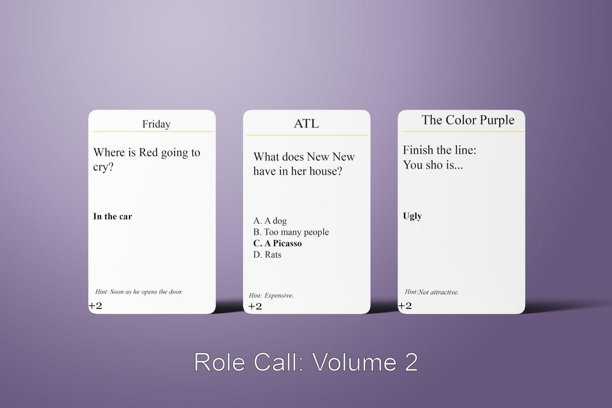 CP TIME Role Call Blackbuster Edition card deck fuels fast-paced movie trivia