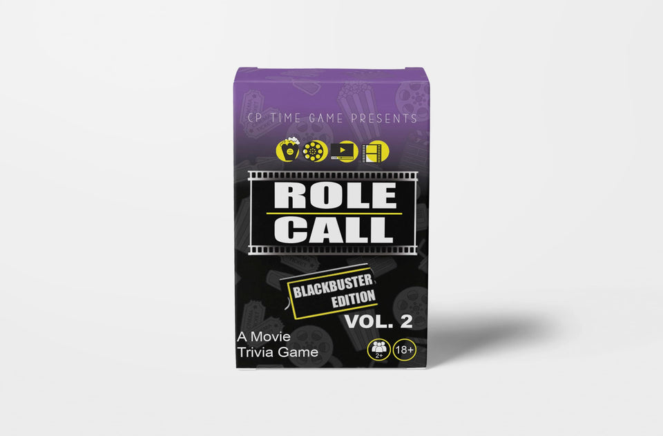 CP TIME Role Call Blackbuster Edition game pack for lively trivia and family bonding