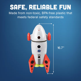 CP Toys Battery-powered rocket engages kids through interactive play