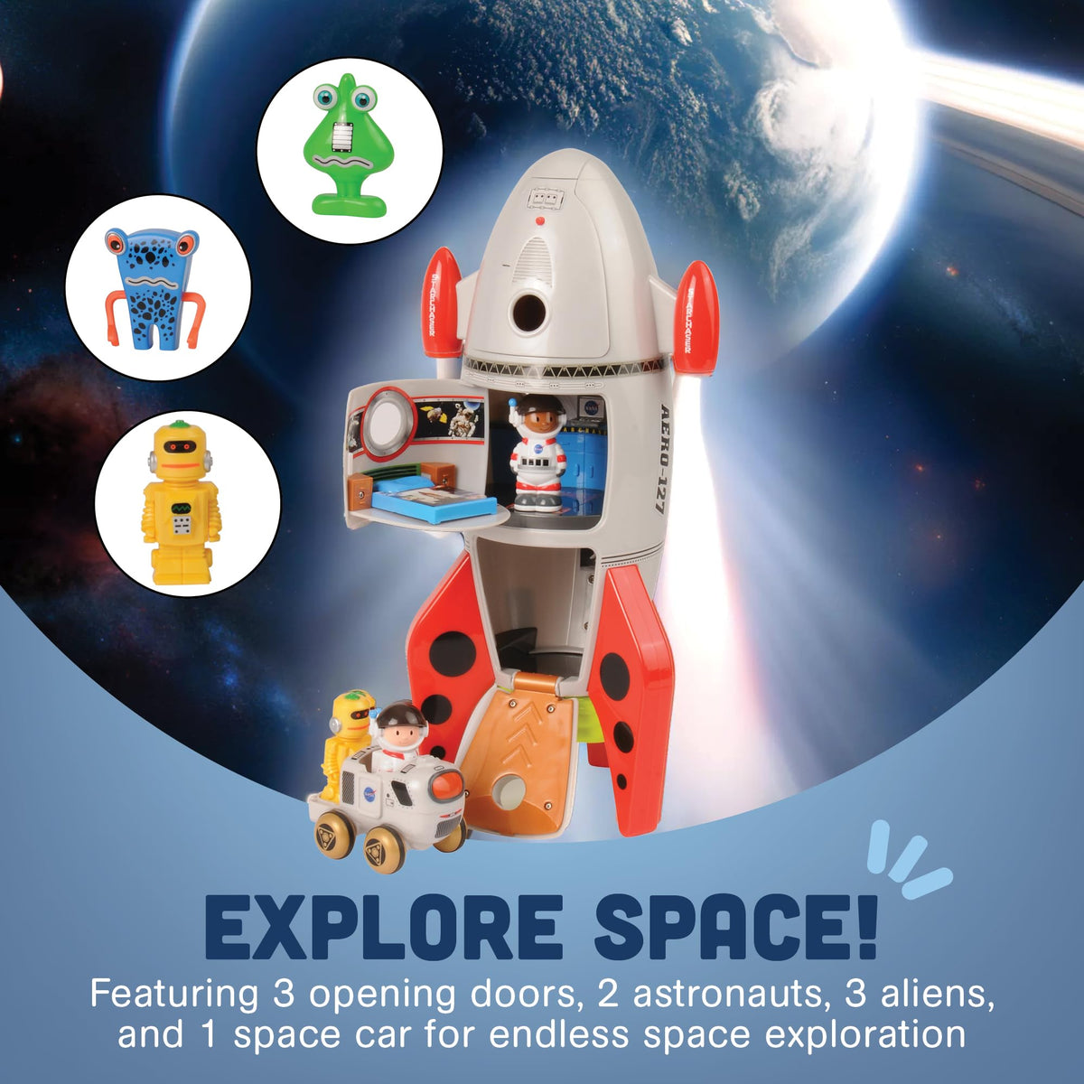 CP Toys Friendly Aliens figurines invite storytelling during space missions