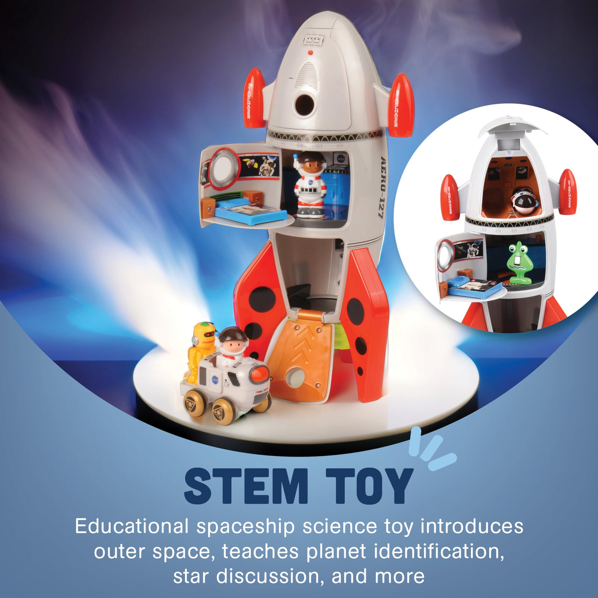 CP Toys Opening Doors interior view encourages guided missions