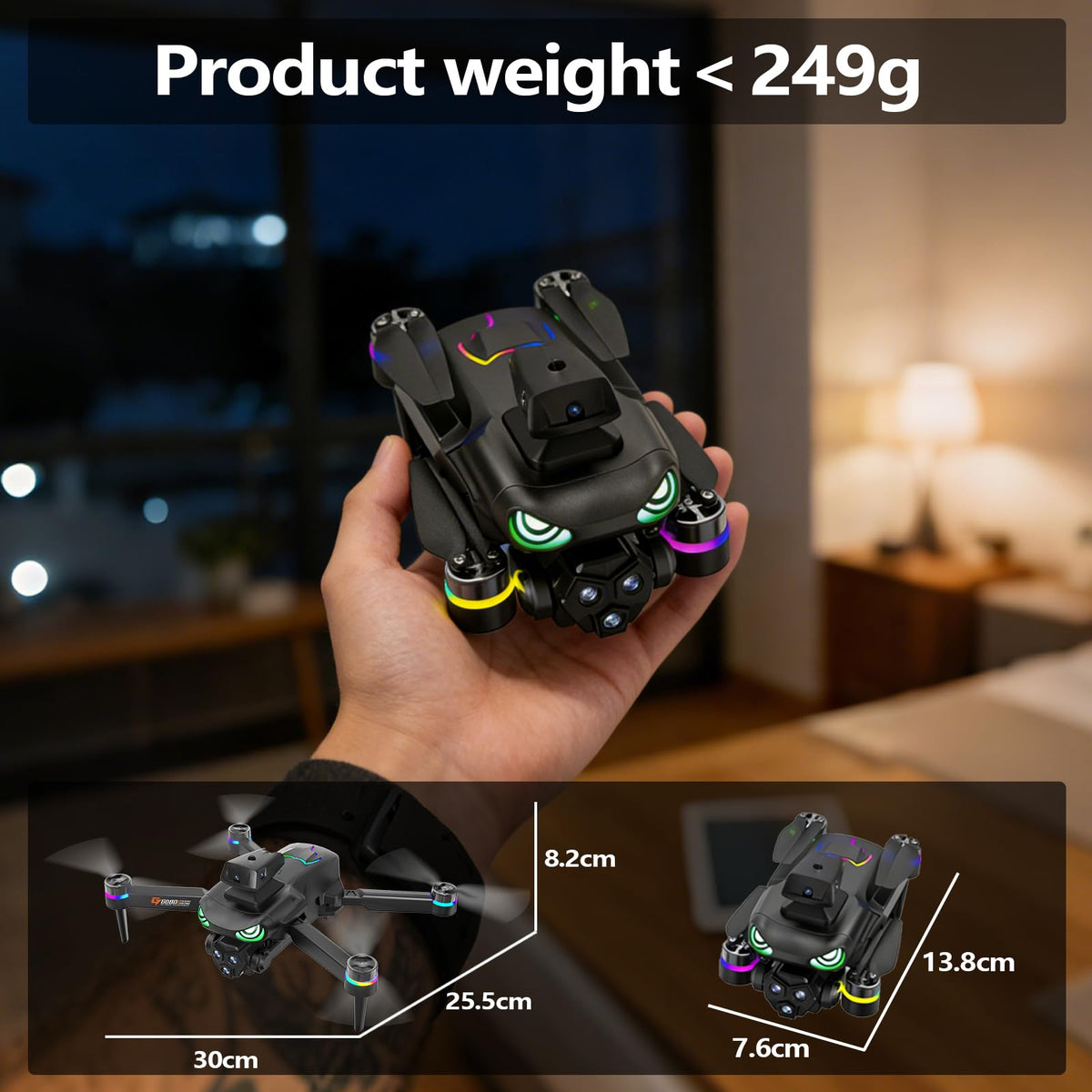 CQDAKET no-registration drone simplifies US flights for travelers