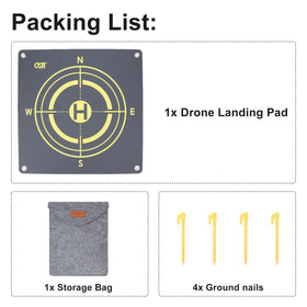 CQT Drone Landing Pad open surface, clearly defined landing area.