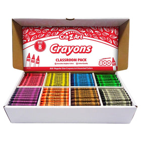 Pre-sharpened tips and wrapped wrappers help keep fingers clean during crafts.