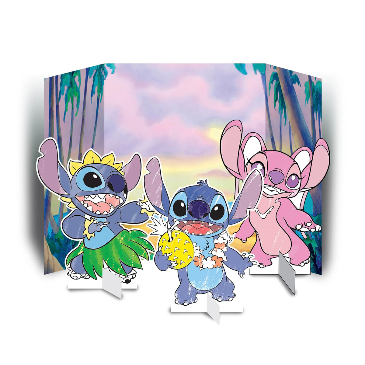 Stickers and stencils from the Stitch art case for decorative crafts