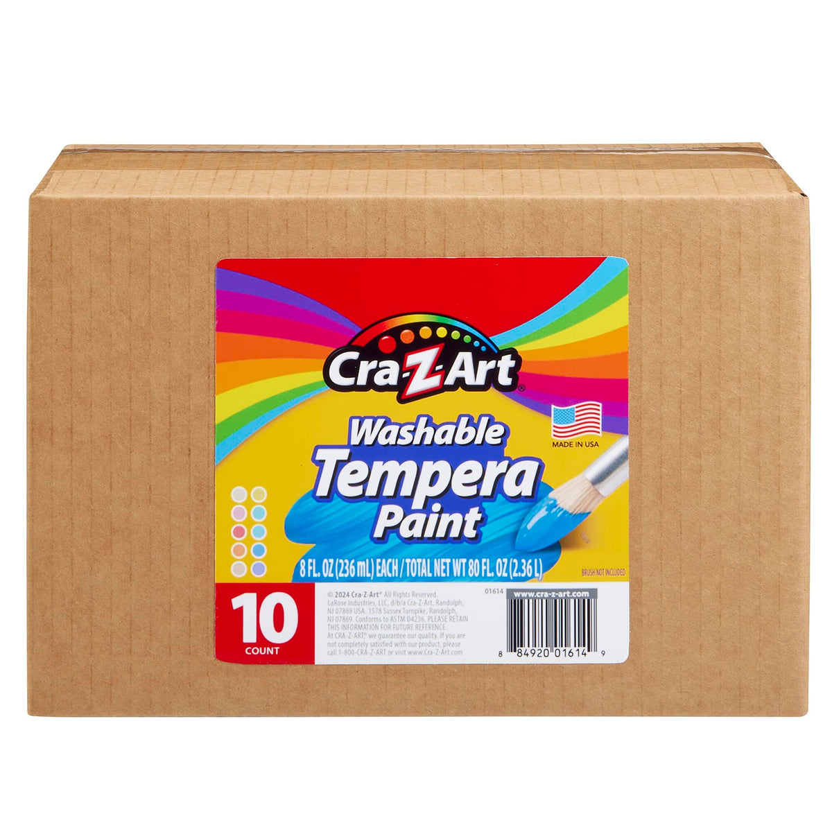 Classroom activity using Cra-Z-Art pastel paints for group art projects