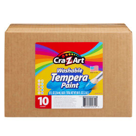 Classroom activity using Cra-Z-Art pastel paints for group art projects