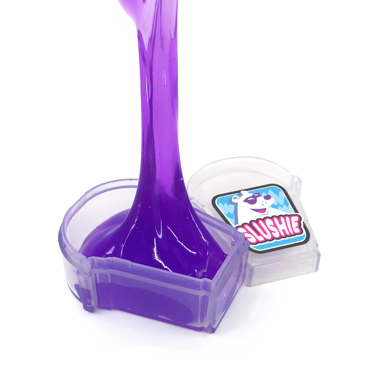Cra-Z-Art CRA-Z-Slimy Mini Mania Grocery Set scented slime closeup highlights vibrant colors and textures.