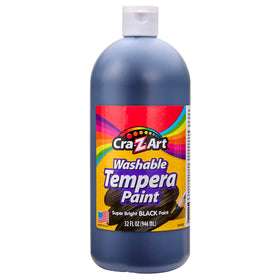Cra-Z-Art blue tempera paint bottle supports backgrounds and mixed media.