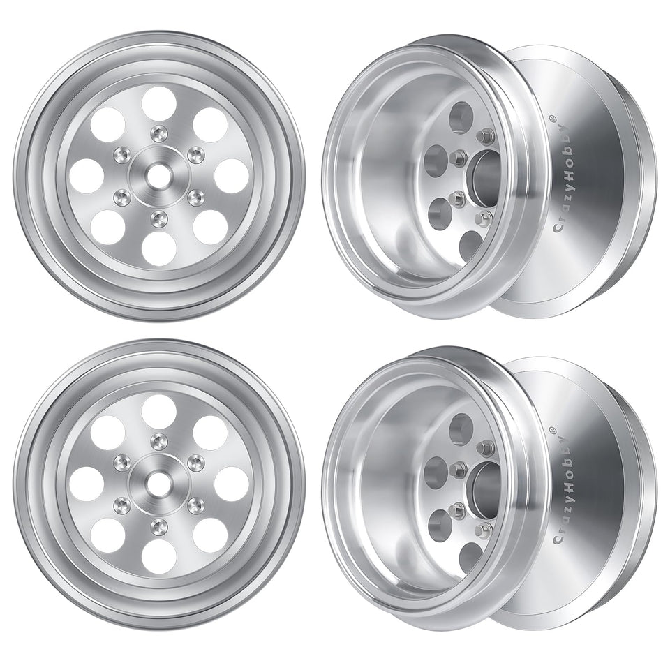 CrazyHobby deep dish wheel rim with 34mm diameter for precise balance on 1/18 RC trucks