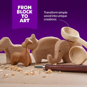 Craft Culture Wood Whittling Kit beginner’s guide with step-by-step instructions