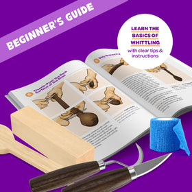Craft Culture Wood Whittling Kit sandpaper pack for a polished surface