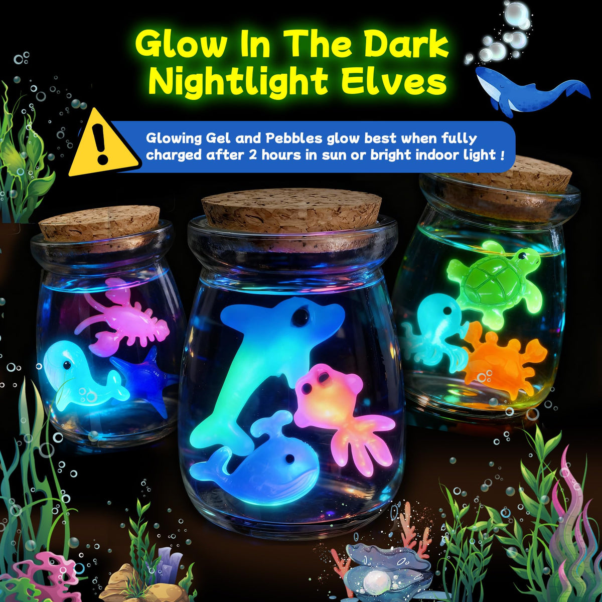 Craft Spot 100ml color gel palette for vibrant ocean creatures
