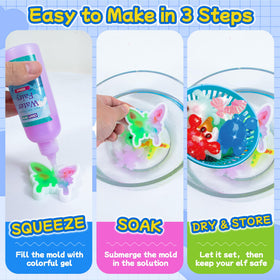 Craft Spot stirring tools and brushes help kids craft neatly.