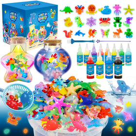 Craft Spot LED night light sea world kit glows softly for bedtime ambiance.