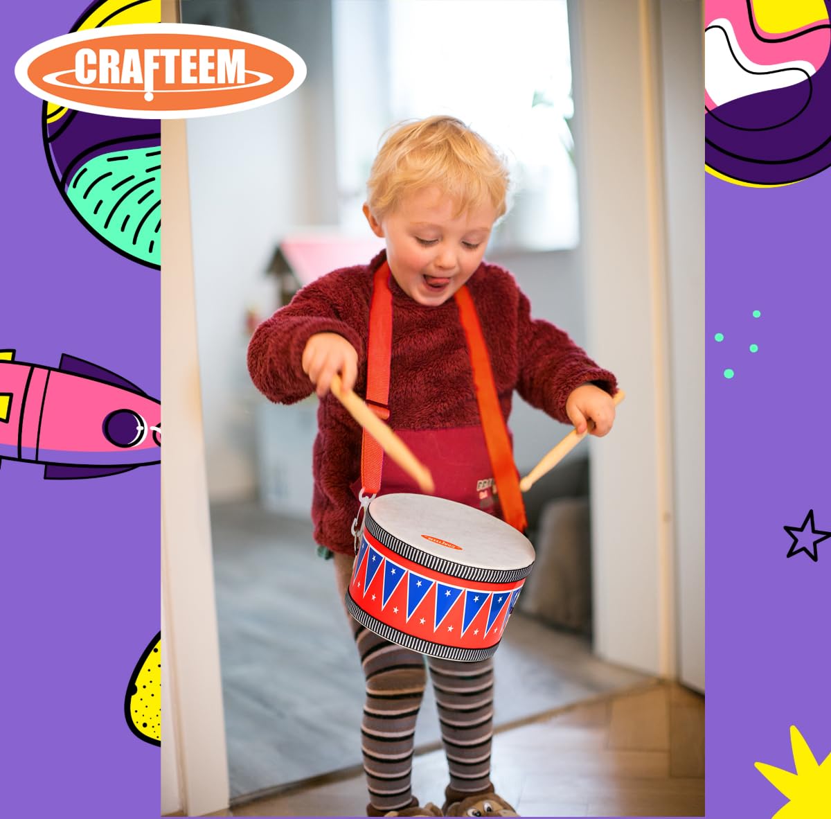 CRAFTEEM toddler musical toy supports early rhythm and exploration