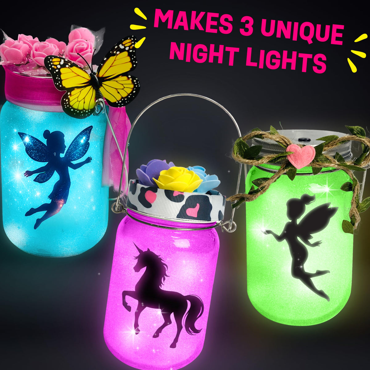 Craftelle light-up mermaid lantern kit for cozy bedtime glow.