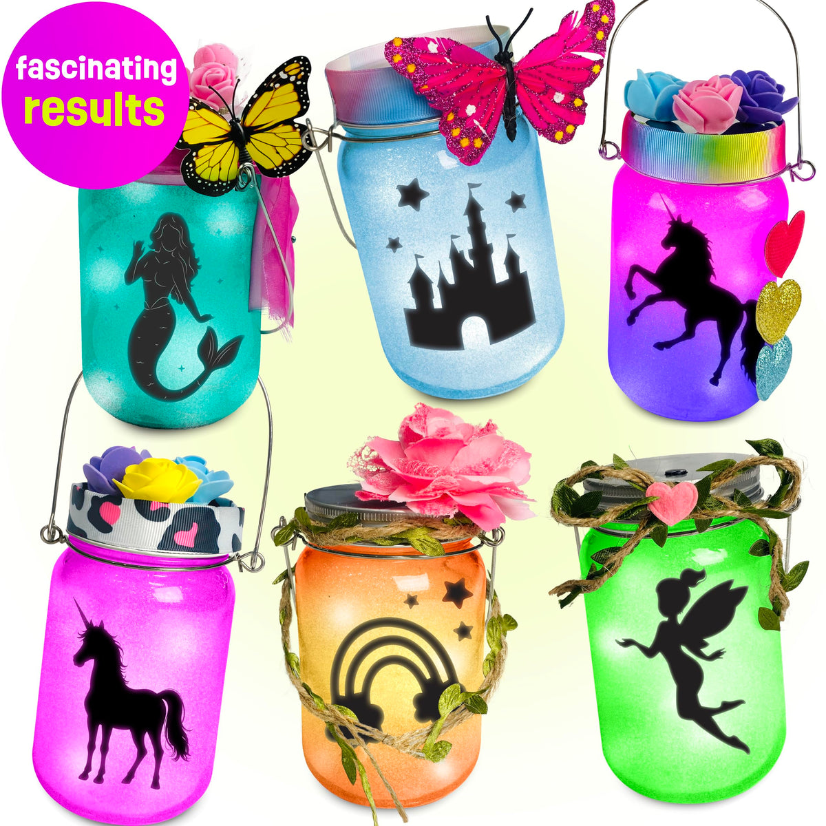 Craftelle lantern kit uses non-toxic materials for safe crafting.