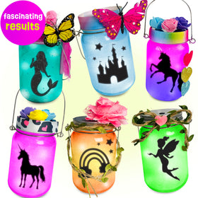 Craftelle lantern kit uses non-toxic materials for safe crafting.