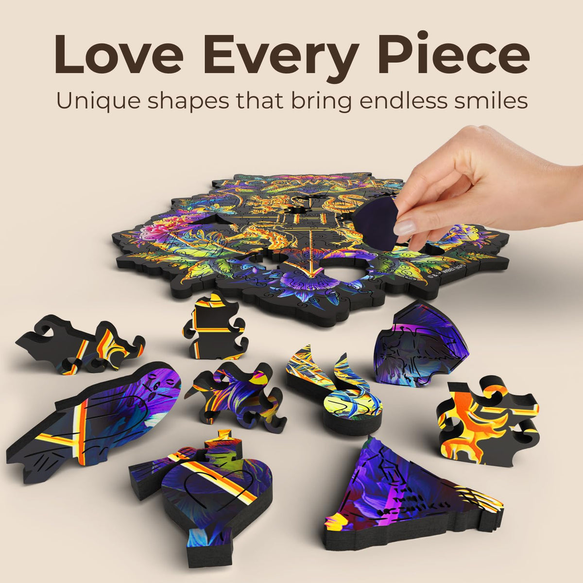 CRAFTHUB adult-friendly puzzle featuring Harry Potter shapes for a challenging, enjoyable experience.