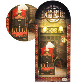 CRAFTHUB Hogwarts Express Book Nook Kit pieces for easy assembly