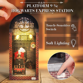 CRAFTHUB Hogwarts Express Book Nook Kit assembly instructions guide beginners