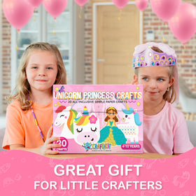 Craftikit 20 mess-free crafts enable quick setup and tidy after-craft fun.