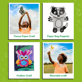 Craftikit Fairy Garden Kit: group crafting session boosts collaboration and social play.
