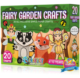 Craftikit Fairy Garden Kit: kids crafting colorful projects for screen-free fun.