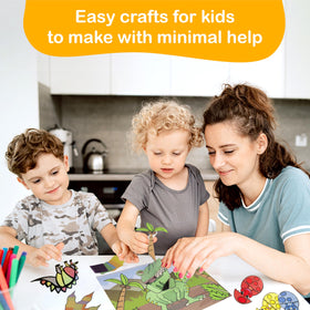 Craftikit crafts strengthen fine motor skills through activities.