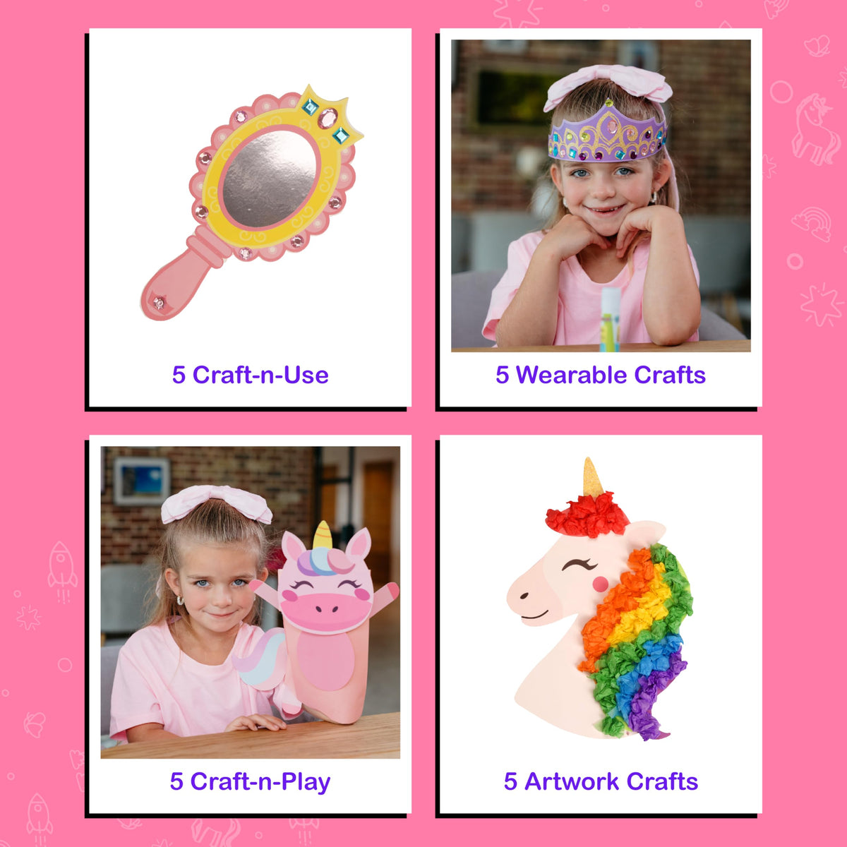 Craftikit fine-motor-skills-play supports careful hand movements through guided activities.