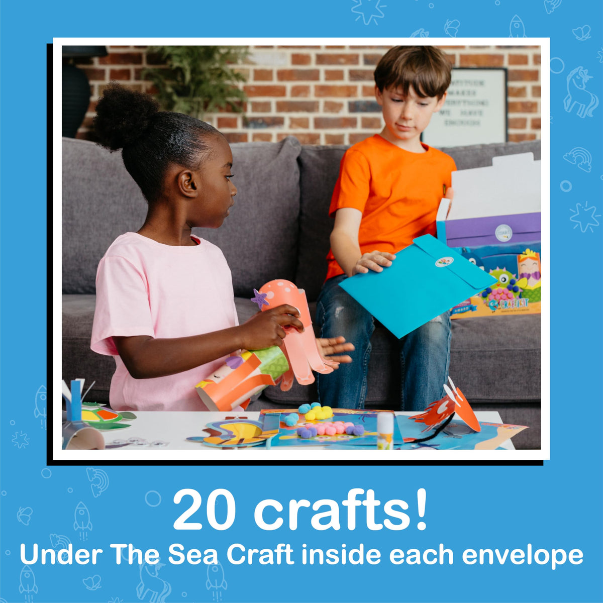 Craftikit kid-friendly crafting session sparks curiosity and collaborative play.