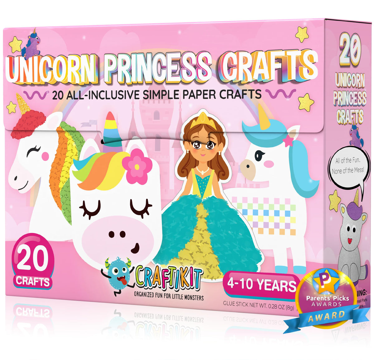 Craftikit princess-unicorn crafts kit sparks imaginative play and creative expression.