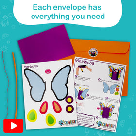 Craftikit offers a variety from dinosaurs to butterflies for imaginative play.