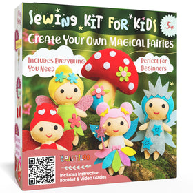 CRAFTILOO fairy sewing kit box contents inspire screen-free crafts for kids