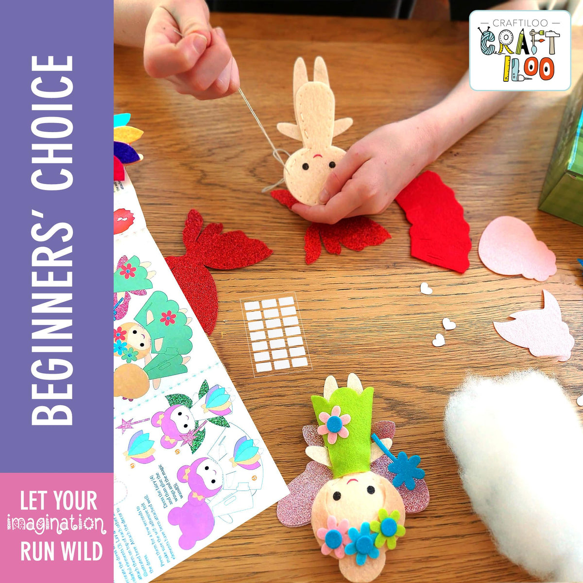 CRAFTILOO illustrated step-by-step guide builds sewing confidence
