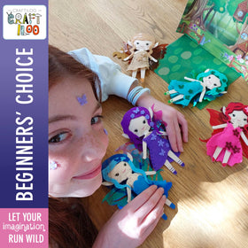 Craftiloo Stuffing and glue kit enables soft plush toy making.