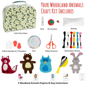CraftLab Pre-cut animal projects offer easy, engaging sewing for beginners