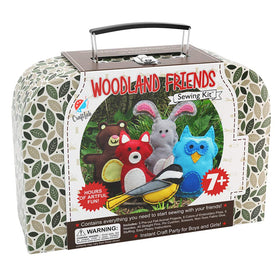 CraftLab Woodland Animals Sewing Kit box ready to inspire creative learning at home