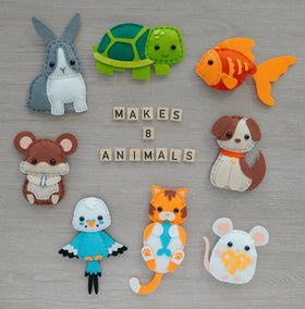 Craftorama kids sewing kit bird project offering hands-on craft and pride in finished animals.