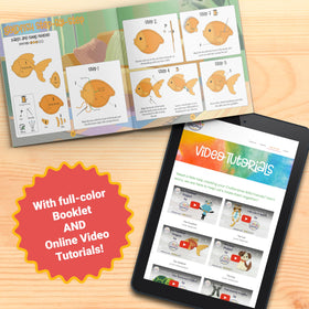 Craftorama kids sewing kit owl project showcasing vibrant colors and easy-to-follow instructions.