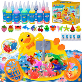 Craft Spot glow water elf yellow duck pool toy for imaginative bath play